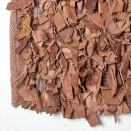 Homescapes Dallas Leather Shaggy Rug Brown, 90 X 150 Cm - thumbnail 3