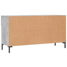 Berkfield Shoe Bench Concrete Grey 102X35X55 Cm Engineered Wood - thumbnail 8