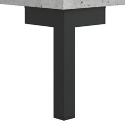 Berkfield Shoe Bench Concrete Grey 102X35X55 Cm Engineered Wood - thumbnail 9