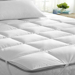 "ARLinens Microfibre Mattress Topper 2""/5Cm Luxury Mattress Cover Protector Elastic Corner Box Stitched Deep Fitted Mattress Topper (5Cm)" - thumbnail 6