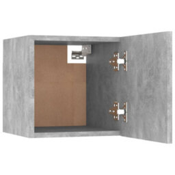 Berkfield Classic 6 Piece Tv Cabinet Set Concrete Grey Engineered Wood - thumbnail 9