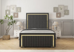 Comfort Beds Boston Gold Steel Dumfries Bed Frame - thumbnail 2