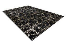 RugsX Miro 11111.2106 Washing Carpet Marble, Glamour Anti-Slip - Black / Gol  200X290 Cm - thumbnail 3