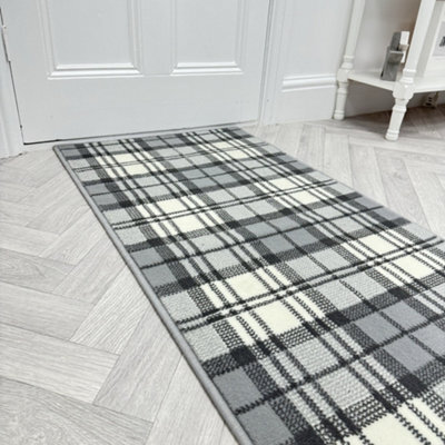 Tartan Hallway Runner Rug - Soft, Comfortable & Durable Carpet For Hall, Kitchen & Corridor - image 1