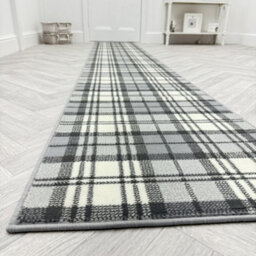 Tartan Hallway Runner Rug - Soft, Comfortable & Durable Carpet For Hall, Kitchen & Corridor - thumbnail 7