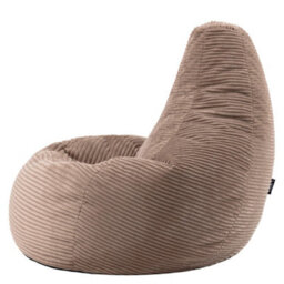 2 Pack Icon Gaming Bean Bag Recliner Jumbo Cord Mocha - thumbnail 6