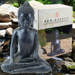 "Zen Garden Meditating Buddha 12"" Ornament" - thumbnail 6