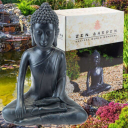 "Zen Garden Meditating Buddha 12"" Ornament" - thumbnail 3