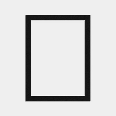 Ak Frames 8X6 Black Picture Mounts To Fit 7X5 Aperture Size - Mount Board Only (No Frame Included) - image 1