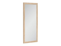 Arte Kaspian Bronze Glow 116Cm Tall Wall Mirror - Natural Wood-Effect Vertical Accent