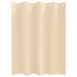 Berkfield Curtains With Curtains 2 Pcs Cream 140 X 140 Cm Polyester - thumbnail 3