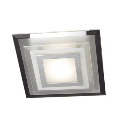 Luminosa Lighting Luminosa Bianca Modern 1 Light Flush Ceiling Light Led, 3000K