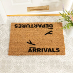 Artsy Doormats Arrivals And Departures Doormat - thumbnail 1