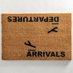 Artsy Doormats Arrivals And Departures Doormat - thumbnail 4
