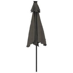 Walplus Garden Parasol With Steel Pole Anthracite 225X225X212 Cm - thumbnail 6