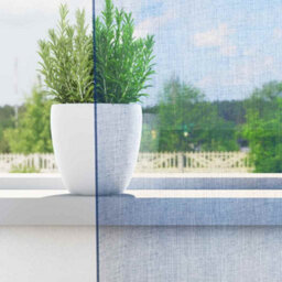 Berkfield Voile Curtains With Loops 2 Pcs Royal Blue 140X245 Cm - thumbnail 3