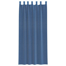 Berkfield Voile Curtains With Loops 2 Pcs Royal Blue 140X245 Cm - thumbnail 4