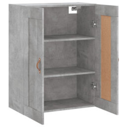 Berkfield Wall Mounted Cabinet Concrete Grey 69.5X34X90 Cm Engineered Wood - thumbnail 6