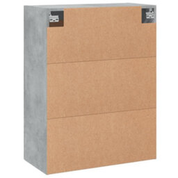 Berkfield Wall Mounted Cabinet Concrete Grey 69.5X34X90 Cm Engineered Wood - thumbnail 9