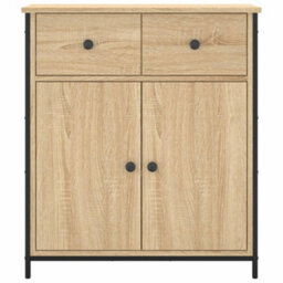 Berkfield Classic Sideboard Sonoma Oak 70X30X80 Cm Engineered Wood - thumbnail 6