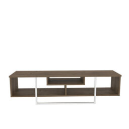 Decorotika Astona Tv Stand Tv Unit For Tvs Up To 65 Inch Walnut And White - thumbnail 5