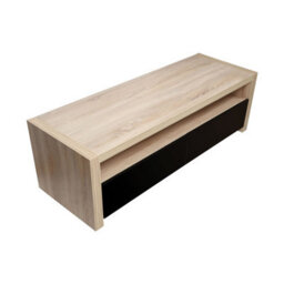 Orsina 2 Drawers And 1 Shelf Coffee Table, Modern Coffee Table That Has Storage, Wooden Coffee Table For Home