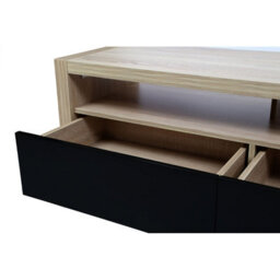 Orsina 2 Drawers And 1 Shelf Coffee Table, Modern Coffee Table That Has Storage, Wooden Coffee Table For Home - thumbnail 4