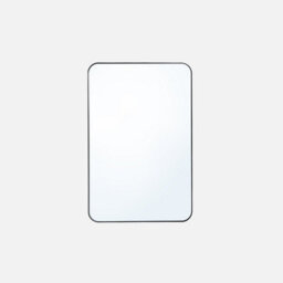 Sweeek - Steel Rectangular Mirror Harold Black 60X1.8X90 Cm - thumbnail 2