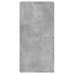 Berkfield Sideboards 2 Pcs Concrete Grey 60X39X80 Cm Engineered Wood - thumbnail 6