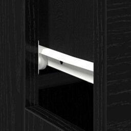 Berkfield Modern Black Oak Desk - 100X50X75 Cm - Made Of Engineered Wood - thumbnail 8