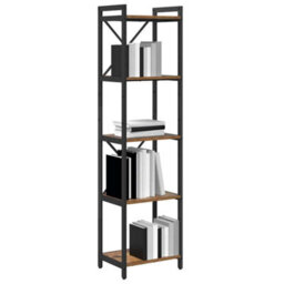 Berkfield Bookcase Old Wood 40 X 30 X 153 Cm Engineered Wood - thumbnail 3