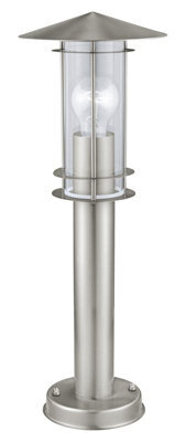 Stylish Ip44 Outdoor Stainless Steel Bollard Light For Driveways - 60W E27 500mm Post - image 1