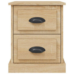 Berkfield Bedside Cabinets 2 Pcs Sonoma Oak 39X39X47.5 Cm Engineered Wood - thumbnail 8