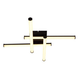 Luminosa Lighting Luminosa Kirina Integrated Led Semi Flush Ceiling Light Matt Black 4X Led 3000K - thumbnail 3