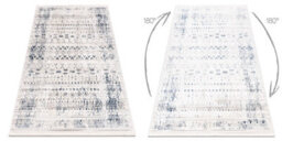 RugsX Distin 0833A Navy Blue / Blue / White Modern Carpet - Boho, Vintage, F  120X170 Cm - thumbnail 2