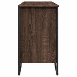 Berkfield Bathroom Sink Cabinet Brown Oak 91X35X60 Cm Engineered Wood - thumbnail 5