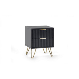 Ashfield Premium Matte Black Lamp Table - thumbnail 3