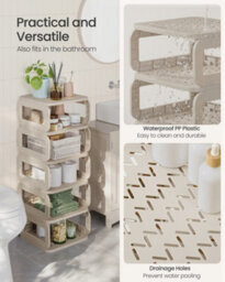 LEDREM Shoe Rack, Shoe Storage, 10 Compartments, Shoe Organiser, Narrow Shoe Shelf, Open Shelf For Hallway, Living Room, Bathroom - thumbnail 5