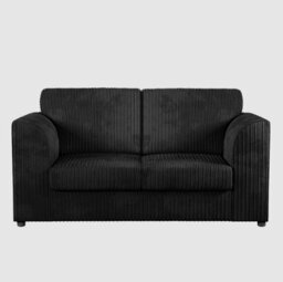 Jumbo Cord Black 3+2 Sofa Set (Full Back) - thumbnail 3