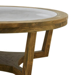 Premier Housewares Interiors By Premier Elegant Coffee Table, Versatile Coffee Table For Livingroom, Functional Outdoor Coffee Table With Storage - thumbnail 4