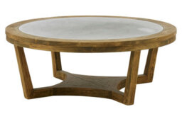 Premier Housewares Interiors By Premier Elegant Coffee Table, Versatile Coffee Table For Livingroom, Functional Outdoor Coffee Table With Storage - thumbnail 1