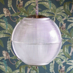 Hollen Globe Nickel Glass Large Pendant Light - Se Home - thumbnail 5