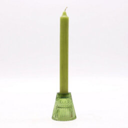 Serenityy Flip Dinner Candle And Tealight Holder In Garden Jade, Glass, 1 Pack - thumbnail 3