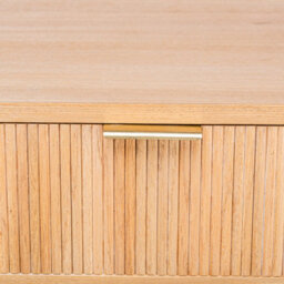 Nordlys 1-Drawer Wood Nightstand Classic Style Bedroom - thumbnail 7