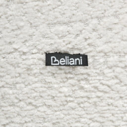 Beliani Swivel Armchair Kuolpa Chenille Off-White - thumbnail 8
