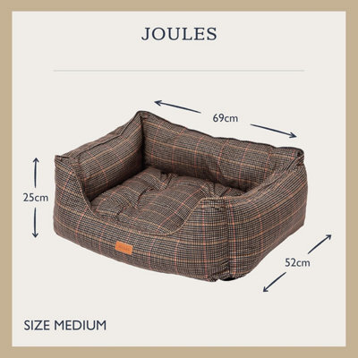 Rosewood Joules Hensen Check Box Dog Bed - image 1