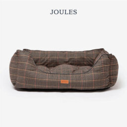 Rosewood Joules Hensen Check Box Dog Bed - thumbnail 4