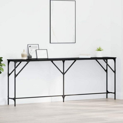 Walplus Console Table Black Oak 200 X 29 X 75 Cm - image 1