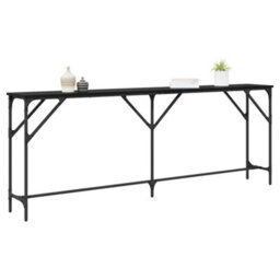Walplus Console Table Black Oak 200 X 29 X 75 Cm - thumbnail 3