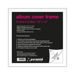 Pyramid International Mdf Square Photo Frame White (31.5Cm X 31.5Cm)